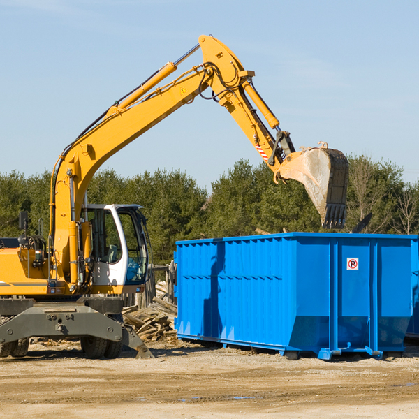 can i choose the location where the residential dumpster will be placed in South Jamesport